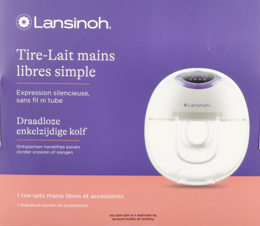 LANSINOH LANSINOH DRAADLOZE ENKELZIJDIGE KOLF 1 S