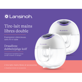 LANSINOH LANSINOH DRAADLOZE DUBBELZIJDE KOLF 1 ST