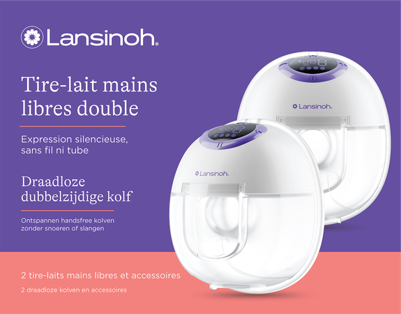LANSINOH LANSINOH TIRE-LAIT MAINS LIBRES DOUBLE 1