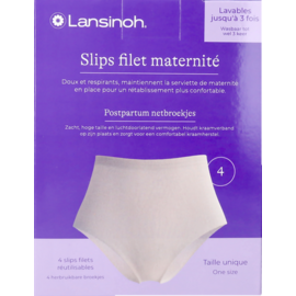 LANSINOH LANSINOH SLIPS FILET MATERNITE 69560 4 P