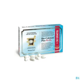PHARMANORD Pharma Nord Bio-calcium Plus K+d3 Tabl 120+30 Promo