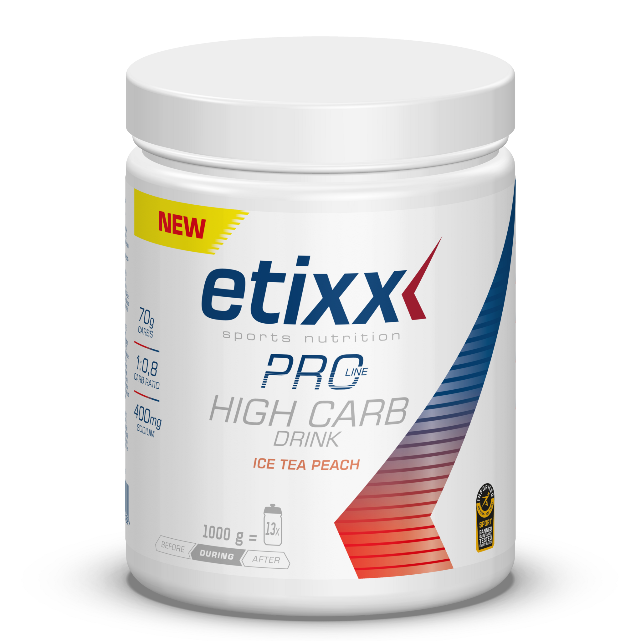 ETIXX Etixx PRO LINE High Carb Drink Ice Tea Peach 1000g