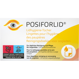 Posiforlid Lingettes Hygiene Paupieres          20