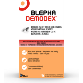 Blephademodex Reinigende Oogkompressen 30