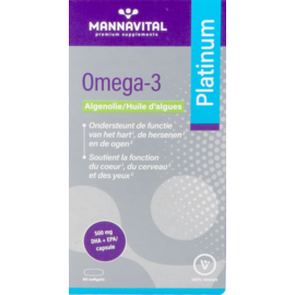 MANNAVITAL Mannavital Omega 3 Algenolie V-caps 60