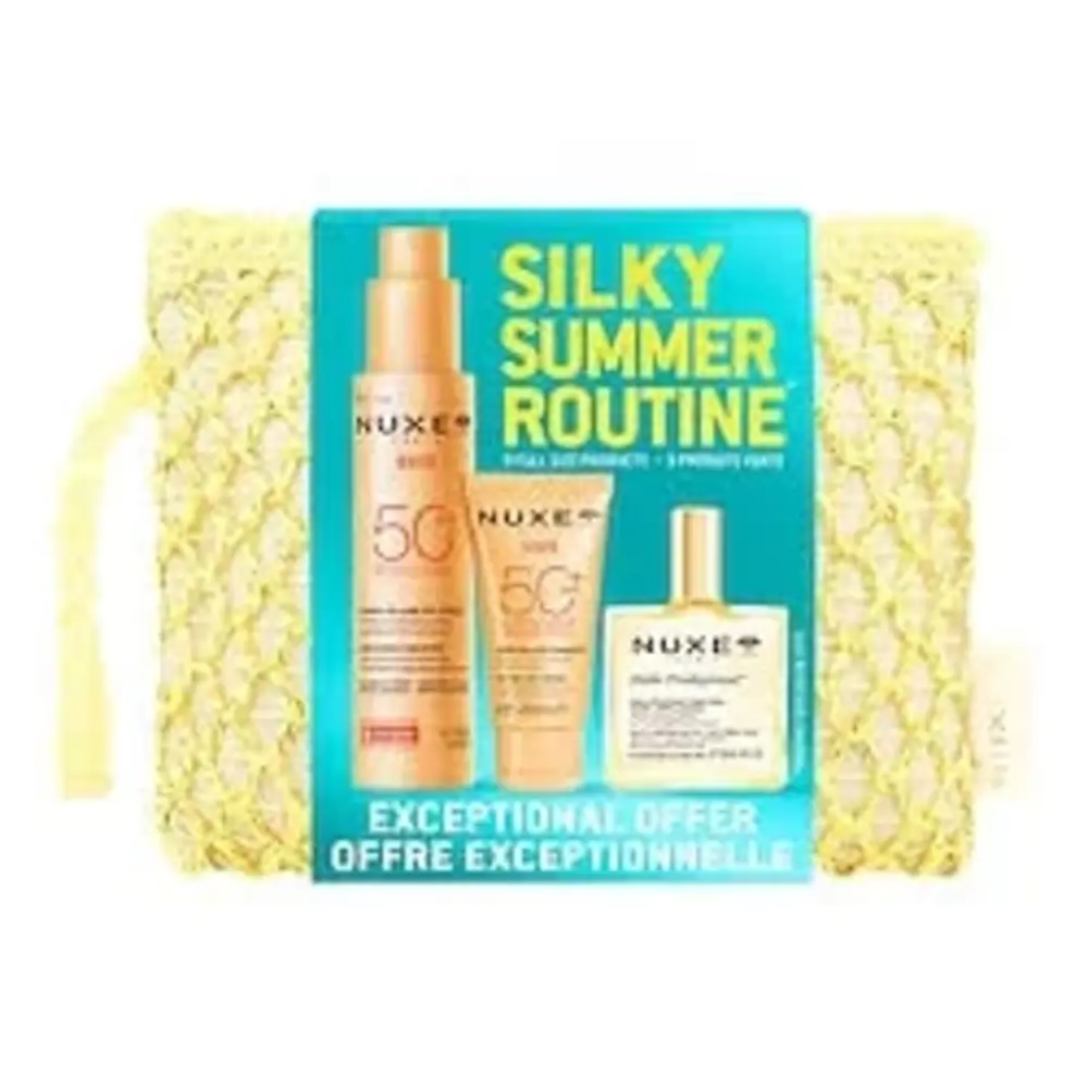 Nuxe Nuxe Trousse Sun Summer Silky Routine 3 Prod.