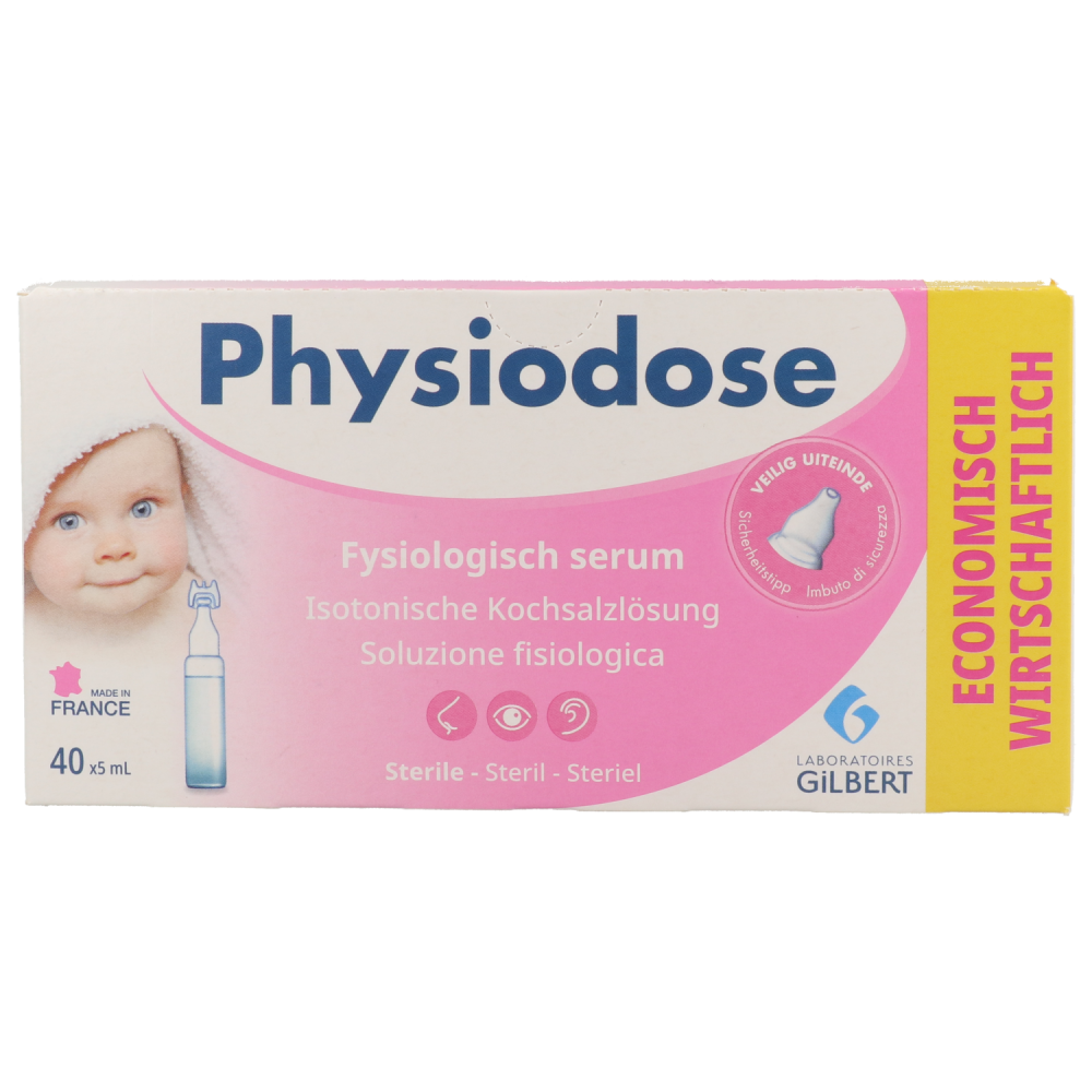 Physiodose Serum Fysio Ud Ster 40 x5ml 608099