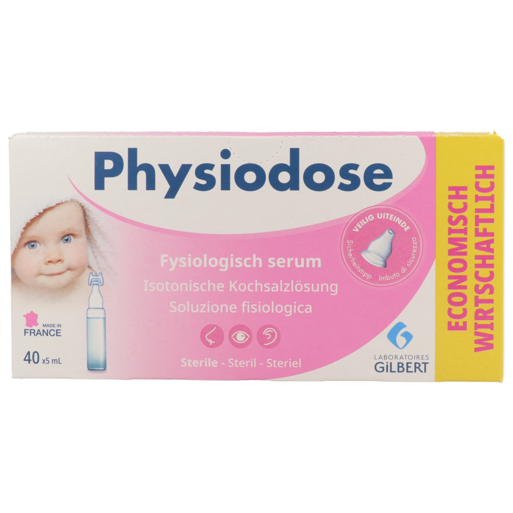 Physiodose Serum Physio Ud Ster 40 x5ml 608099