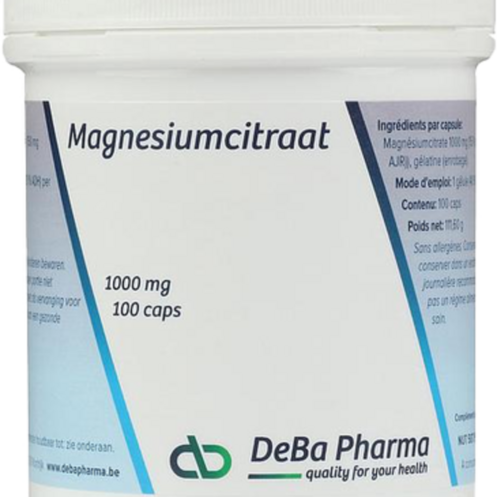 mg Citraat V-caps 100 1000mg Deba