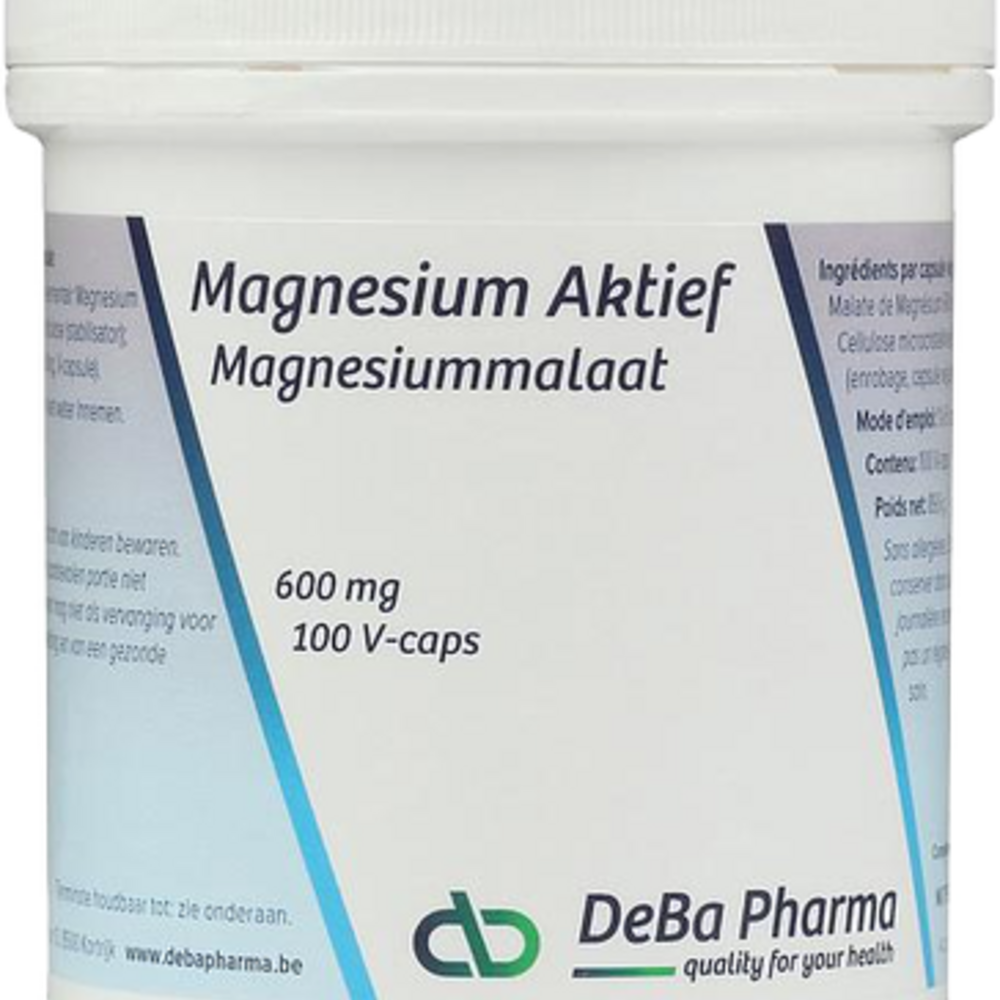 Magnesium Actif Caps 100 X 600mg Deba