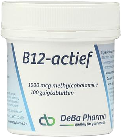 Vitamine B12 1000mcg Methylcobalam. Comp Sucer 100