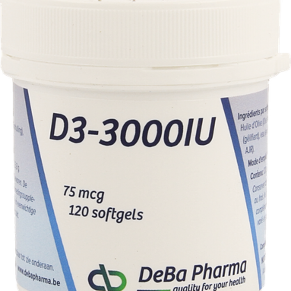 DEBAPHARMA D3 3000 Iu Caps 120