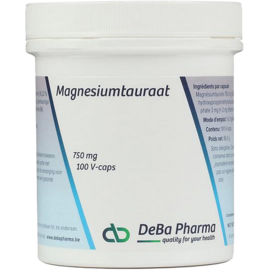 mg Taurate V-caps 100x750mg Deba