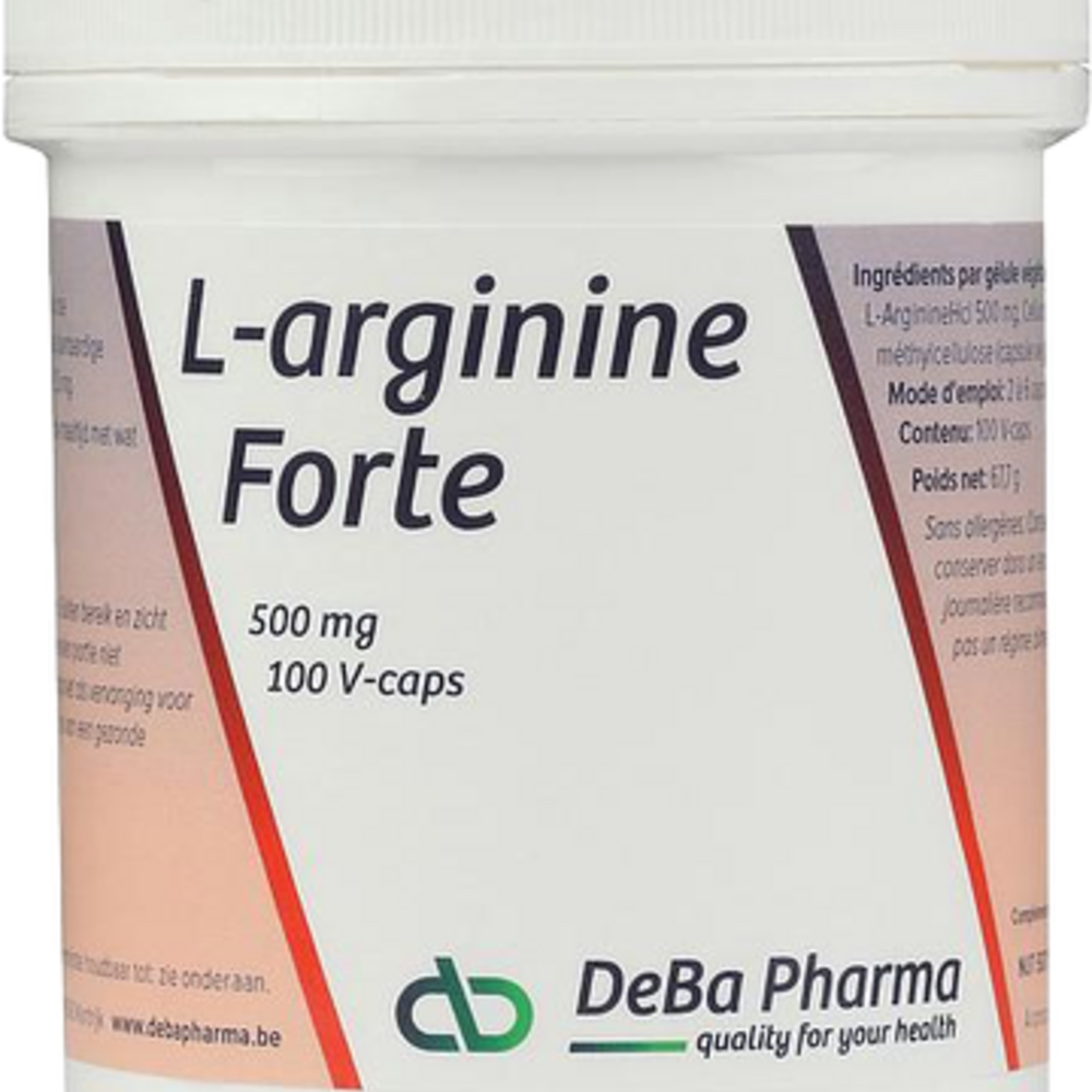 l-arginine Caps 100x500mg Deba