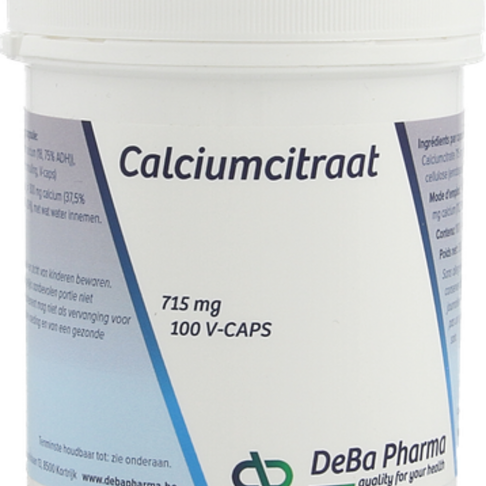 Calciumcitraat V-caps 100 Deba