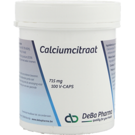 Calciumcitraat V-caps 100 Deba