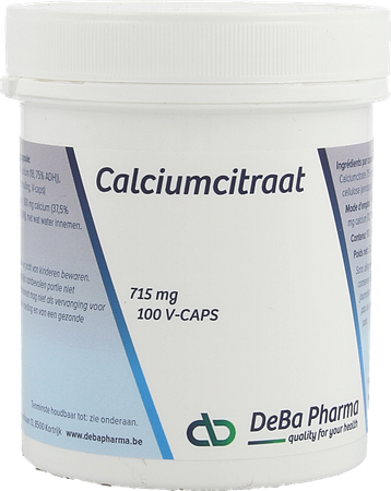 Calciumcitraat V-caps 100 Deba