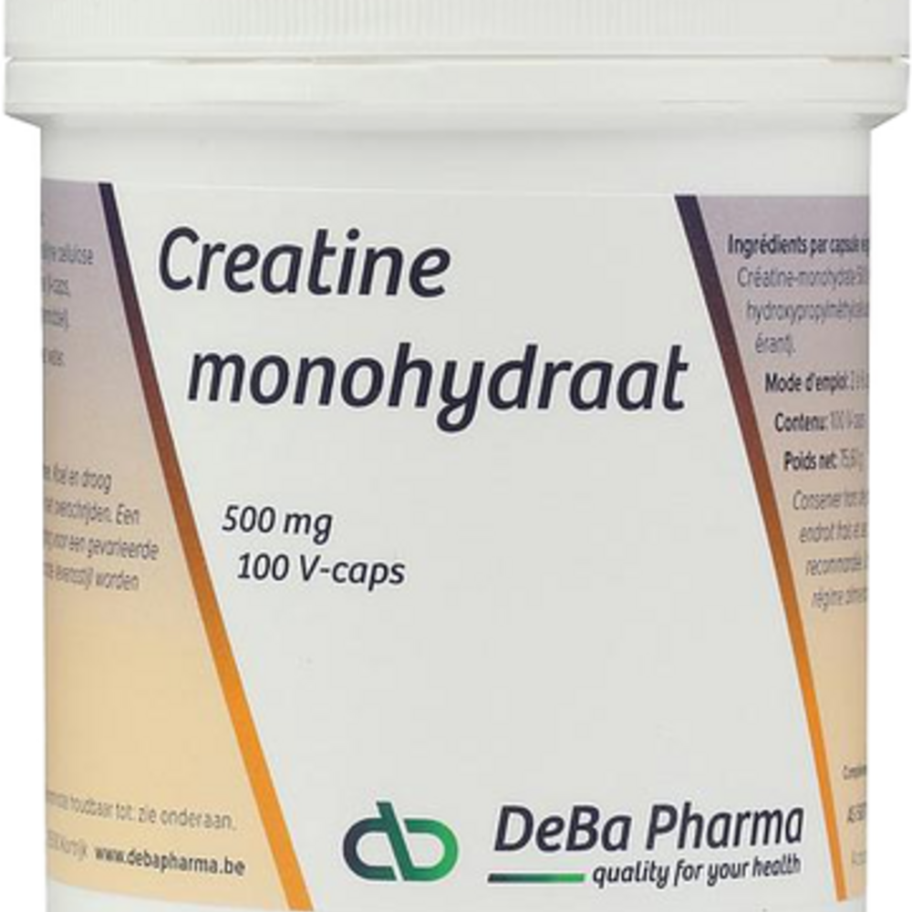 Creatine Monohydraat Caps 100x500mg Deba