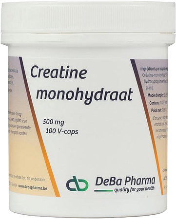 Creatine Monohydraat Caps 100x500mg Deba