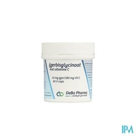 Ijzebisglycinaat 45mg + Vit C 180mg V-caps 60 Deba