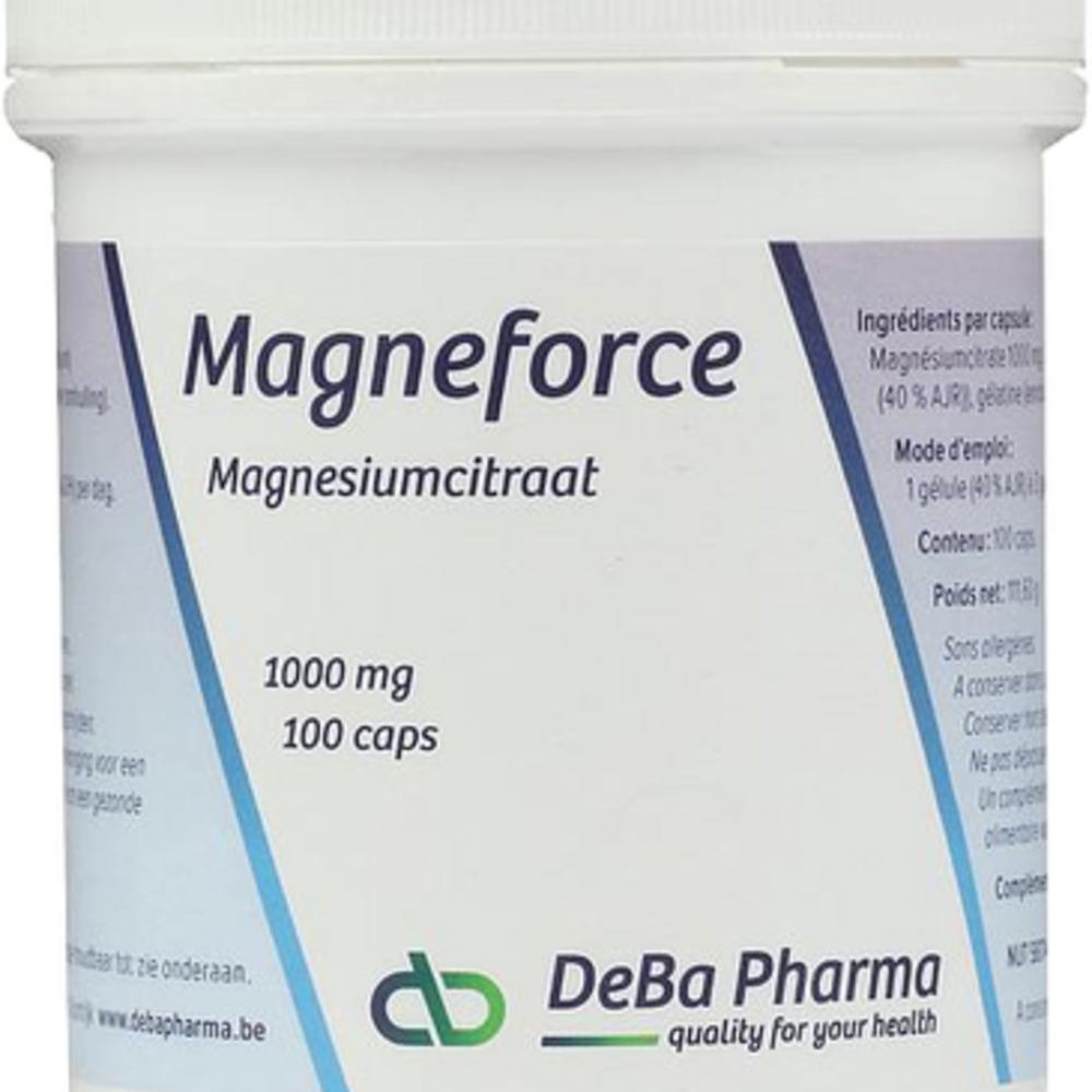 DEBAPHARMA Magneforce Caps 100x750mg Deba