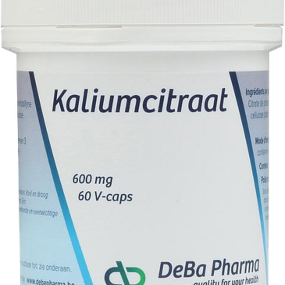 Citrate Potassium 600mg V-caps 60 Deba