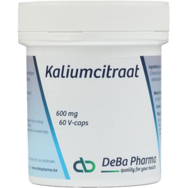 Citrate Potassium 600mg V-caps 60 Deba