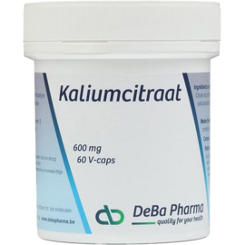 Kaliumcitraat 600mg V-caps 60 Deba