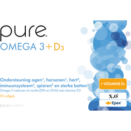 Pure Omega 3 + D3 Softgels 90