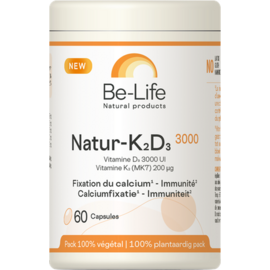 Be-life / Biolife /Belife Natur K2 D3 3000 Be Life Caps 60