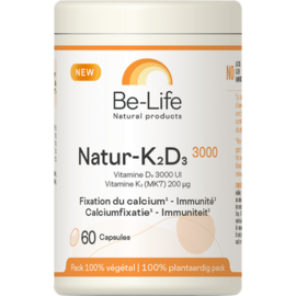 Natur K2 D3 3000 Be Life Caps 60