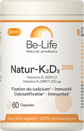 Be-life / Biolife /Belife Natur K2 D3 3000 Be Life Caps 60
