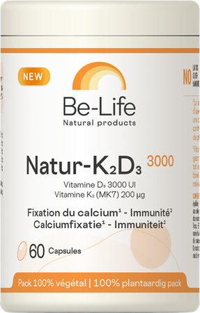 Natur K2 D3 3000 Be Life Caps 60
