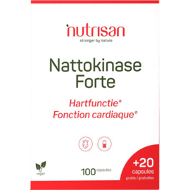 NUTRISAN Nattokinase Forte Caps 100+caps20 Gratuit Nutrisan