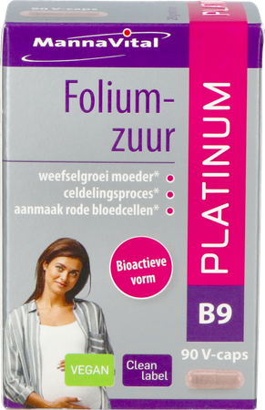 MANNAVITAL Mannavital Acide Folique Platinum V-caps 90