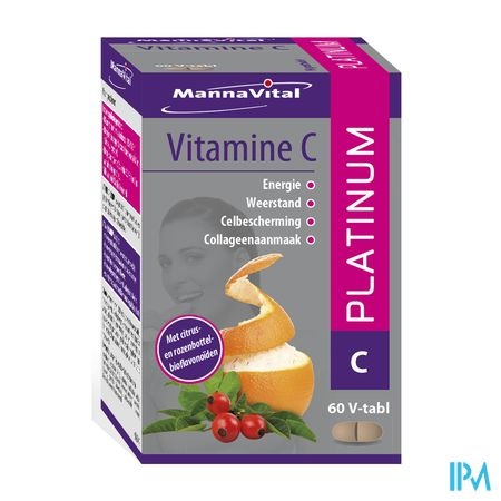 MANNAVITAL Mannavita Vitamine C Platinum V-comp 60