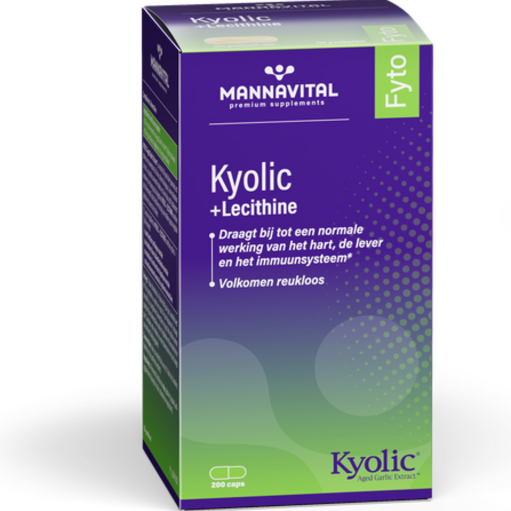 MANNAVITAL Mannavital Kyolic + Lecithine Caps 200