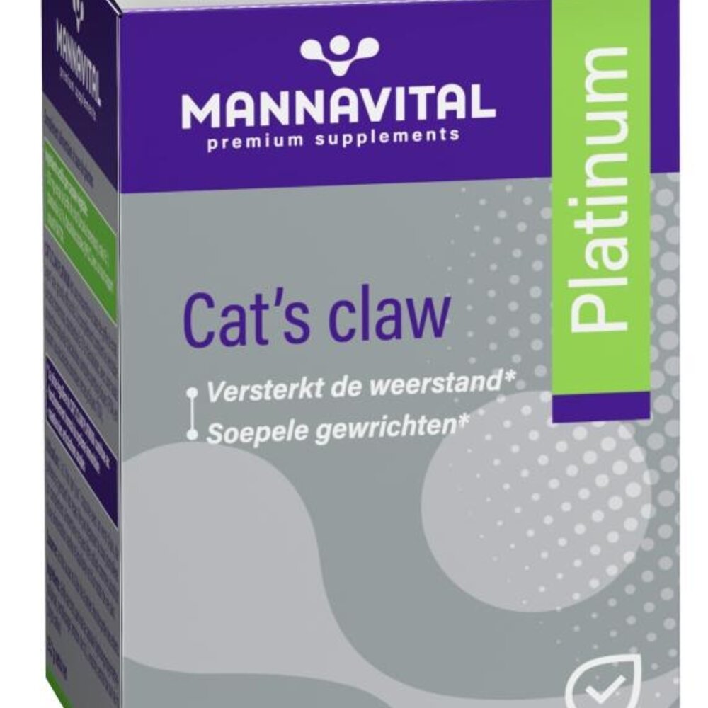 MANNAVITAL Mannavital Cats Claw Platinum V-caps 60
