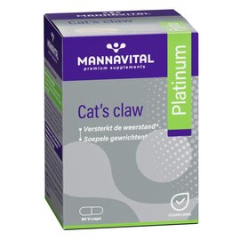 MANNAVITAL Mannavital Cats Claw Platinum V-caps 60
