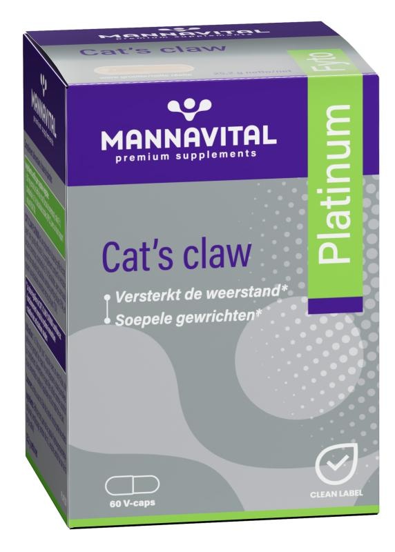 MANNAVITAL Mannavital Cats Claw Platinum V-caps 60