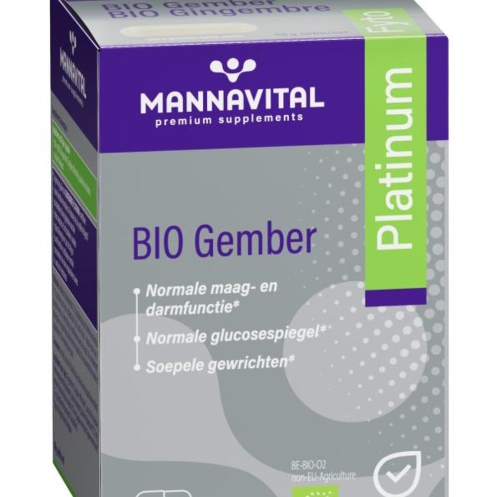 MANNAVITAL Mannavital Gingembre Platinum V-caps 90