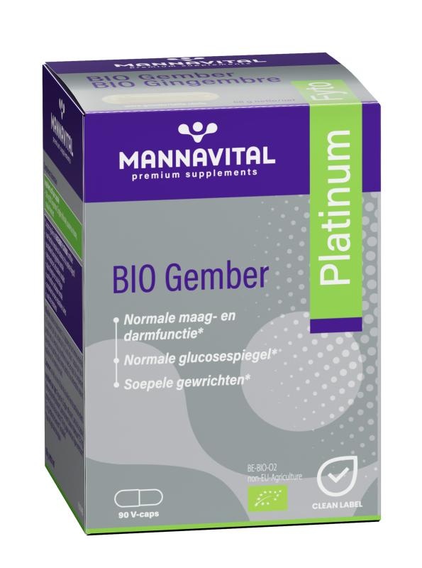 MANNAVITAL Mannavital Gingembre Platinum V-caps 90