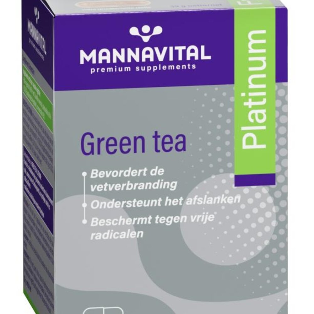 MANNAVITAL Green Tea Platinum V-caps 60