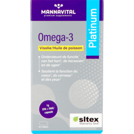 MANNAVITAL Mannavital Omega 3 Visolie Softgels 60