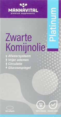 MANNAVITAL Mannavital Huile Nigelle Softgels 120