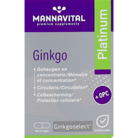 MANNAVITAL Mannavital Gingko V-caps 60
