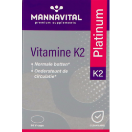 MANNAVITAL Mannavital Vitamine K2 Platinum V-caps 60