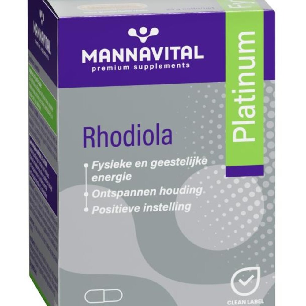 MANNAVITAL Mannavital Rhodiola Platinum V-caps 60