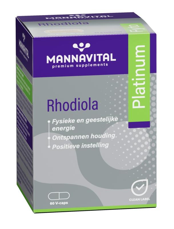 MANNAVITAL Mannavital Rhodiola Platinum V-caps 60