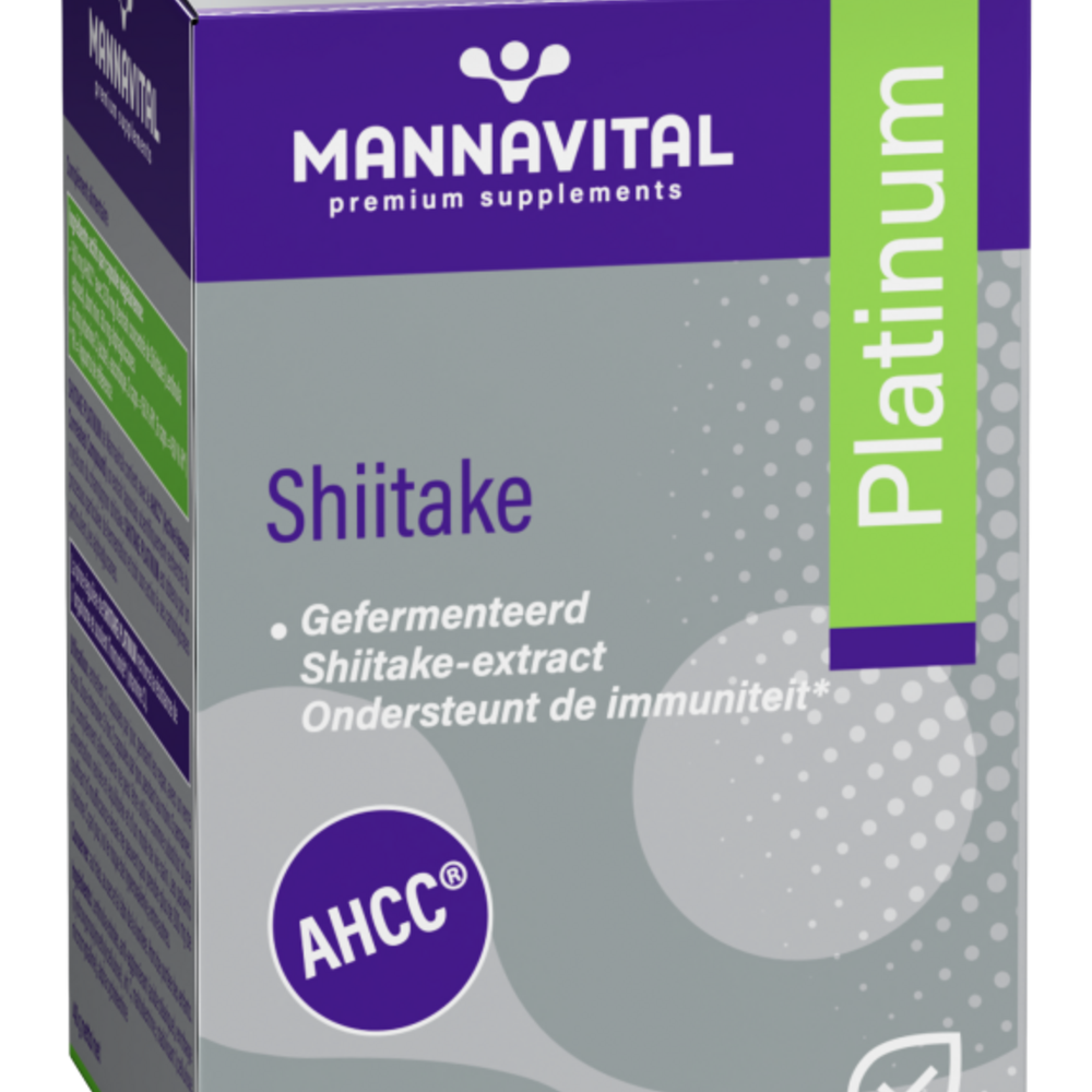 MANNAVITAL Mannavital Shiitake Platinum V-caps 60